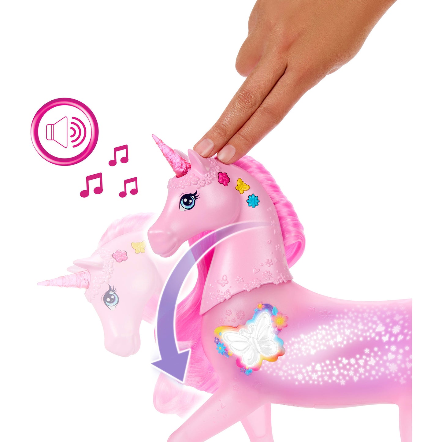 Barbie funkelnd leuchtendes Einhorn, Spielfigur