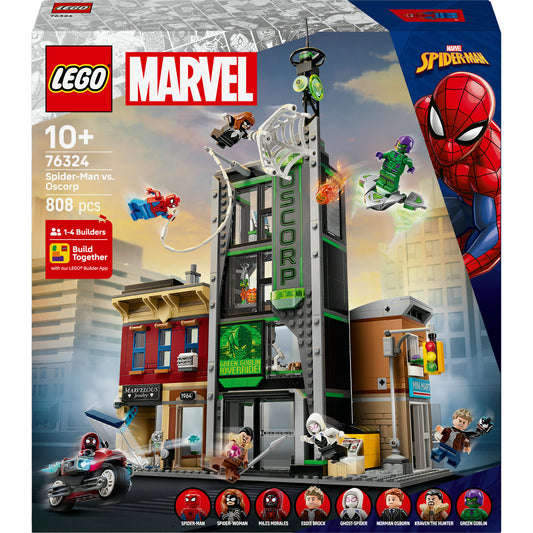 76324 Marvel Super Heroes Spider-Man vs. Oscorp, Konstruktionsspielzeug