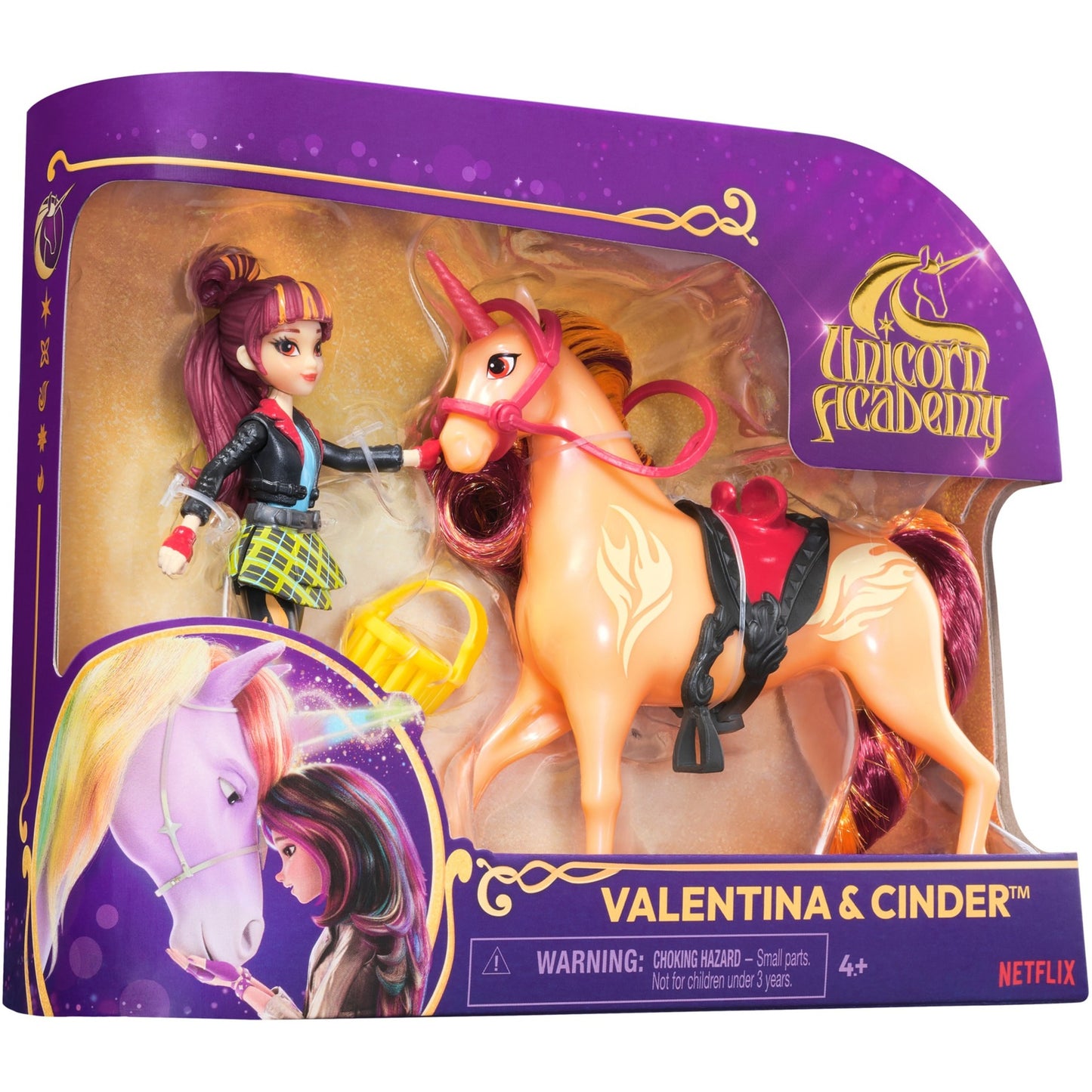 Spinmaster Unicorn Academy - Valentina und Einhorn Cinder Set