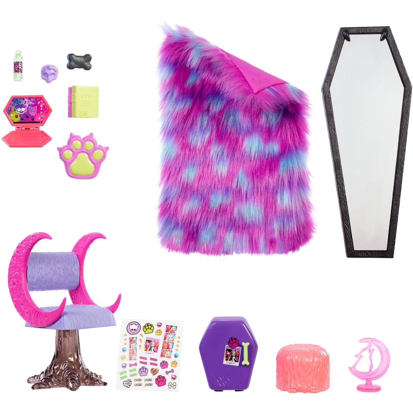 Mattel Monster High Clawdeen Wolfs Schlafzimmer