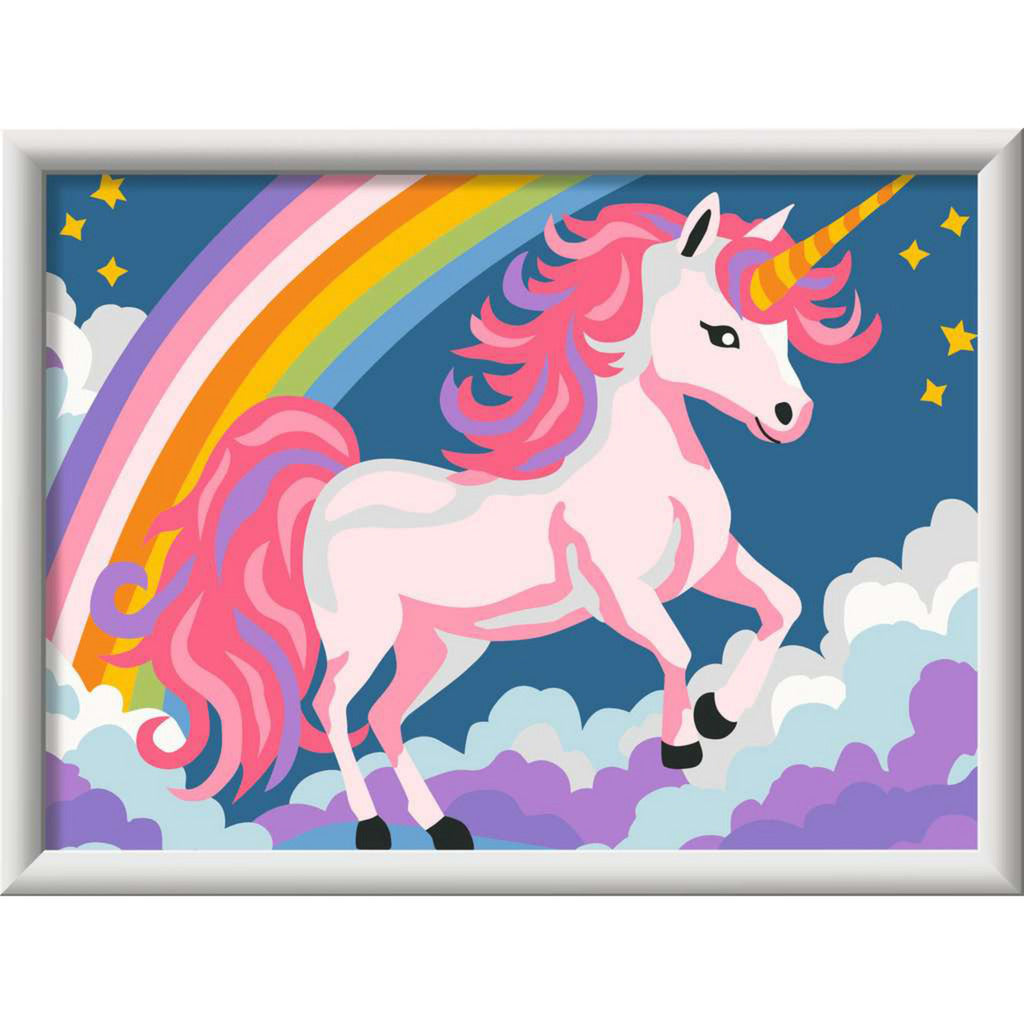 CreArt - Pinkes Einhorn, Malen