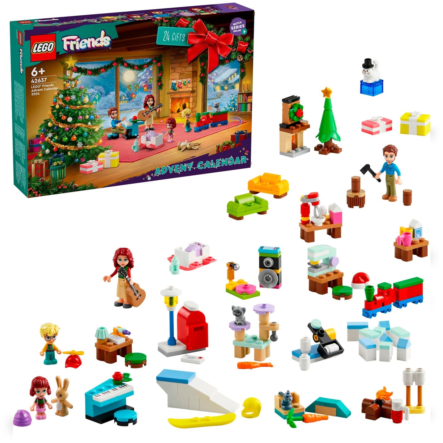 LEGO 42637 Friends Adventskalender 2024, Konstruktionsspielzeug