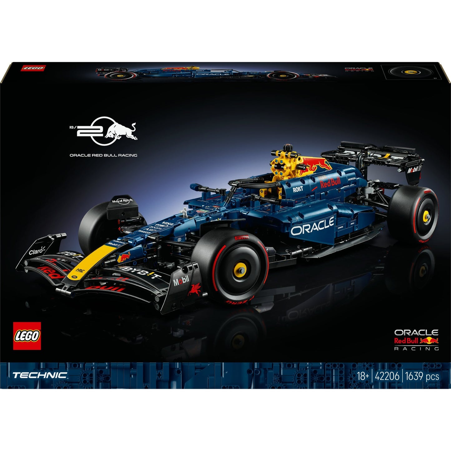 42206 Technic Oracle Red Bull Racing RB20 F1 Rennauto, Konstruktionsspielzeug