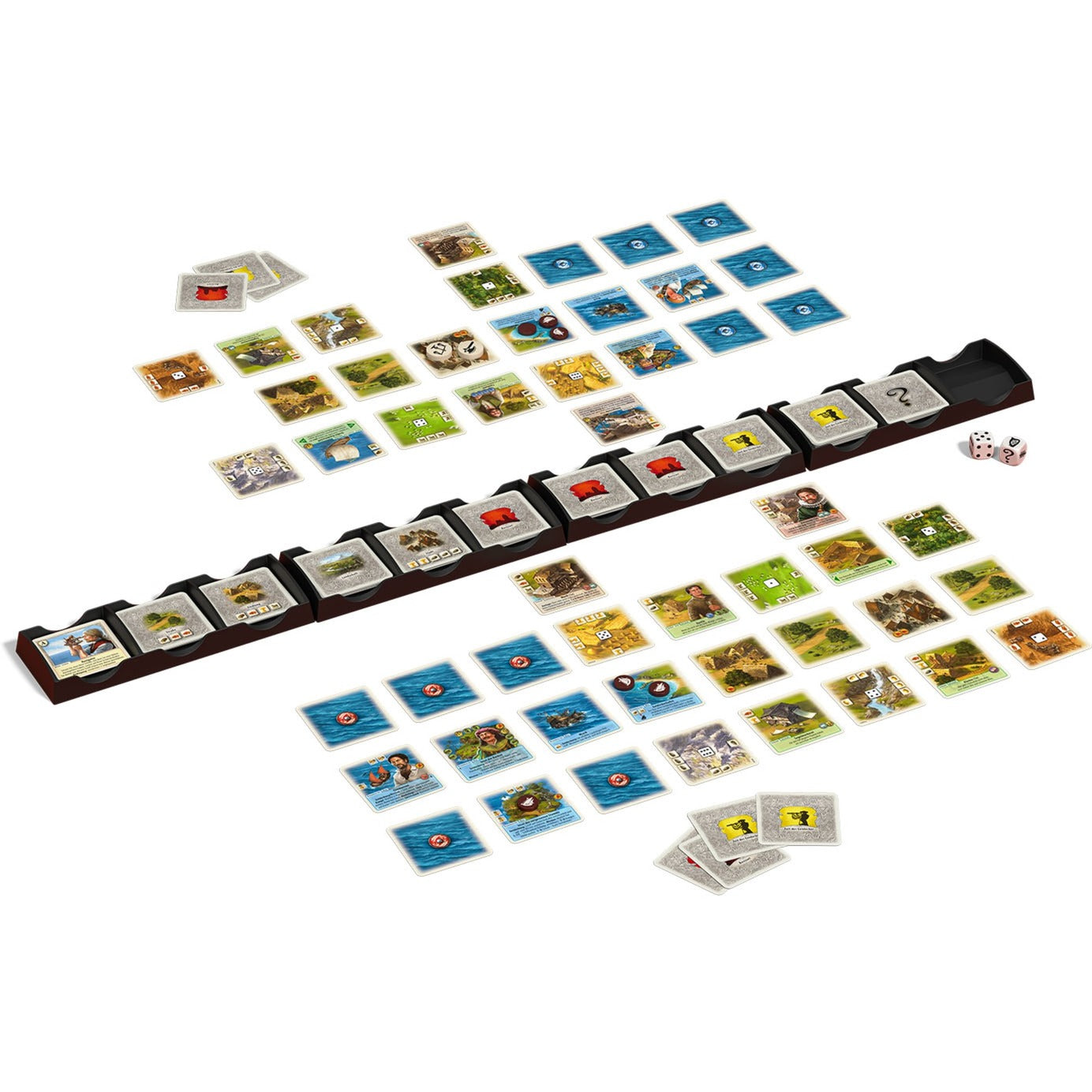 KOSMOS CATAN - Erweiterung für das Duell - Finstere & Goldene Zeiten, Kartenspiel