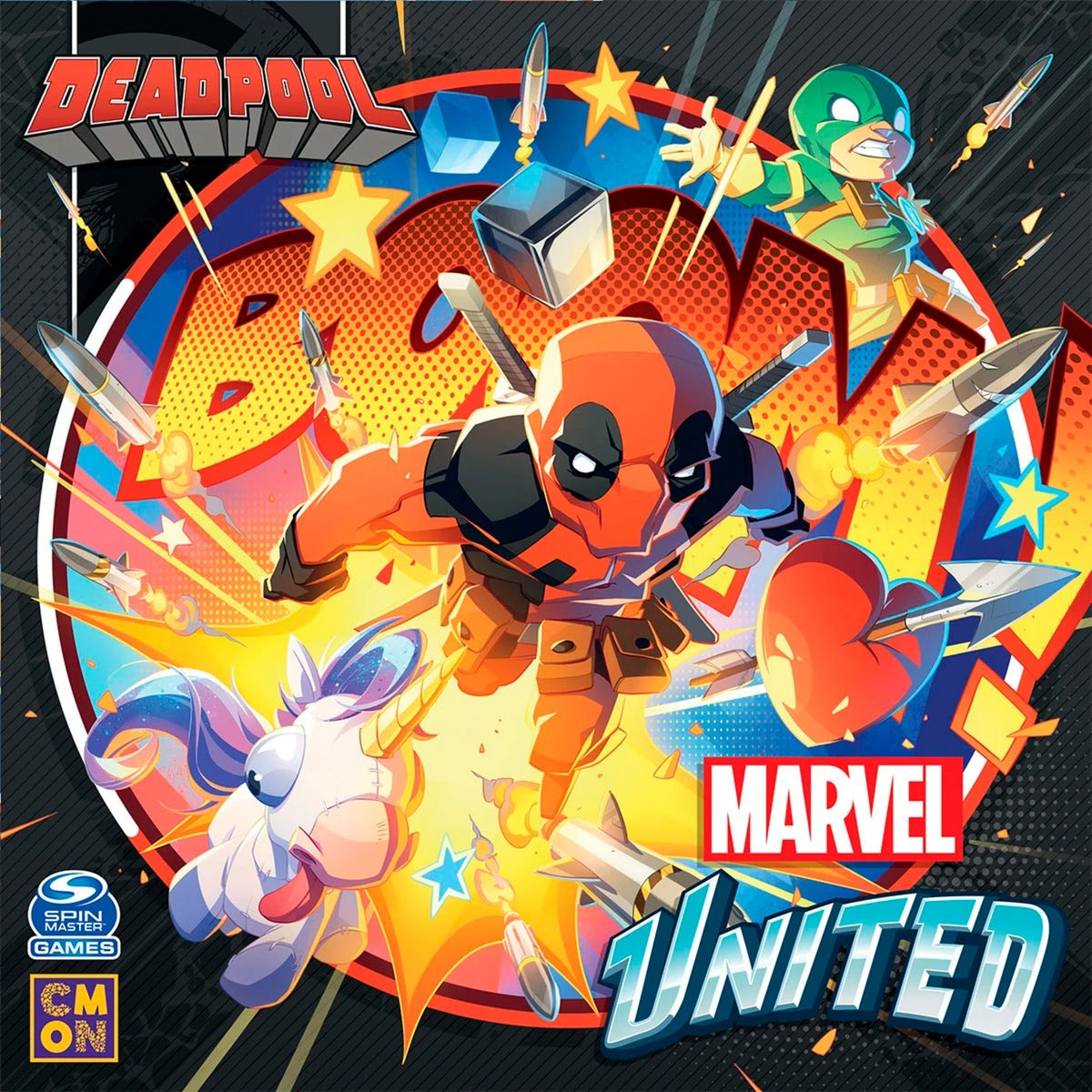 Asmodee Marvel United - Deadpool, Brettspiel