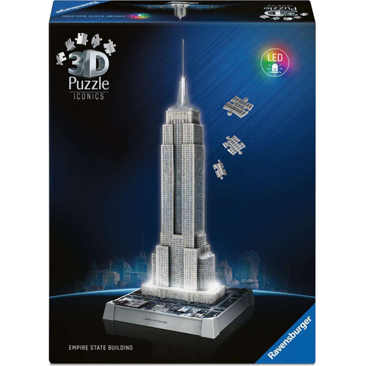 3D Puzzle Iconics: Empire State Building - mit Licht