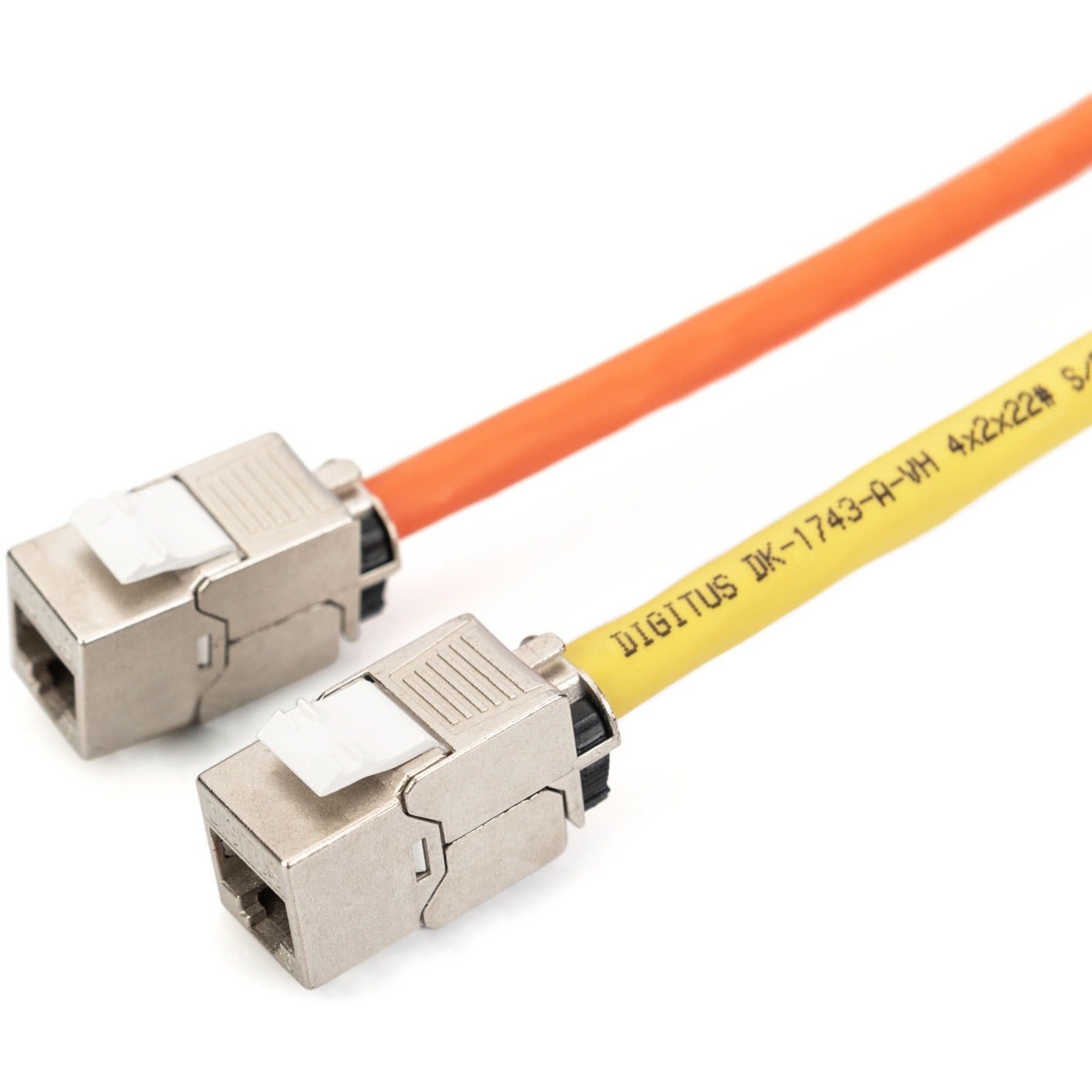 Digitus CAT 6A Keystone Modul, geschirmt (silber, 24 Stück)