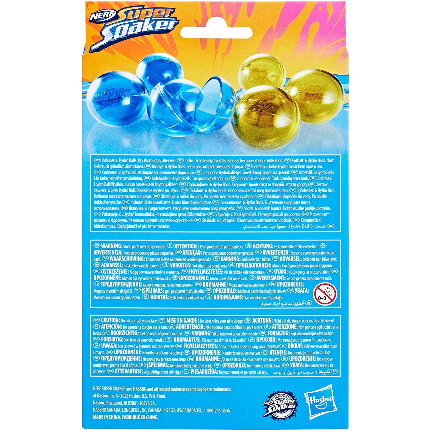 Hasbro Nerf Super Soaker Hydro Balls 6er-Pack