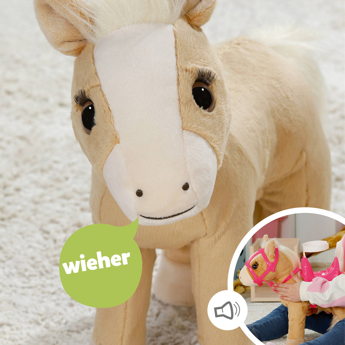 BABY born Mein Pferd Cutie mit Box, Spielfigur