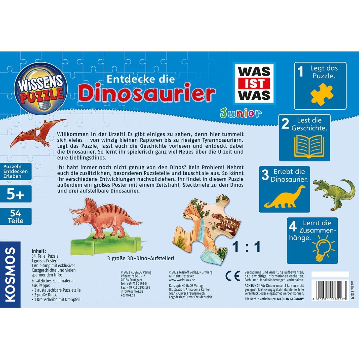 Kosmos WAS IST WAS Junior - Entdecke die Dinosaurier