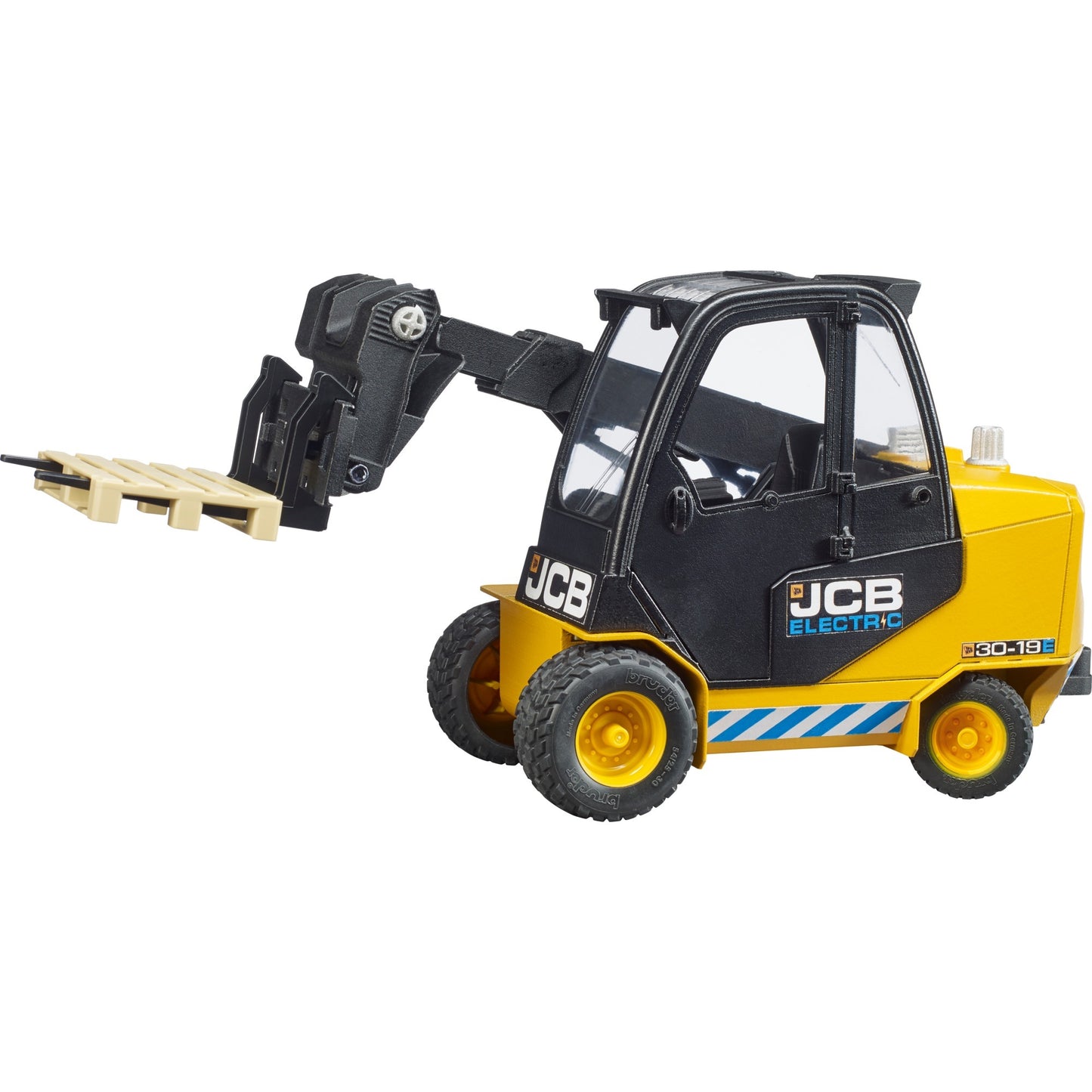 BRUDER JCB Teletruk mit Palette (gelb/schwarz)