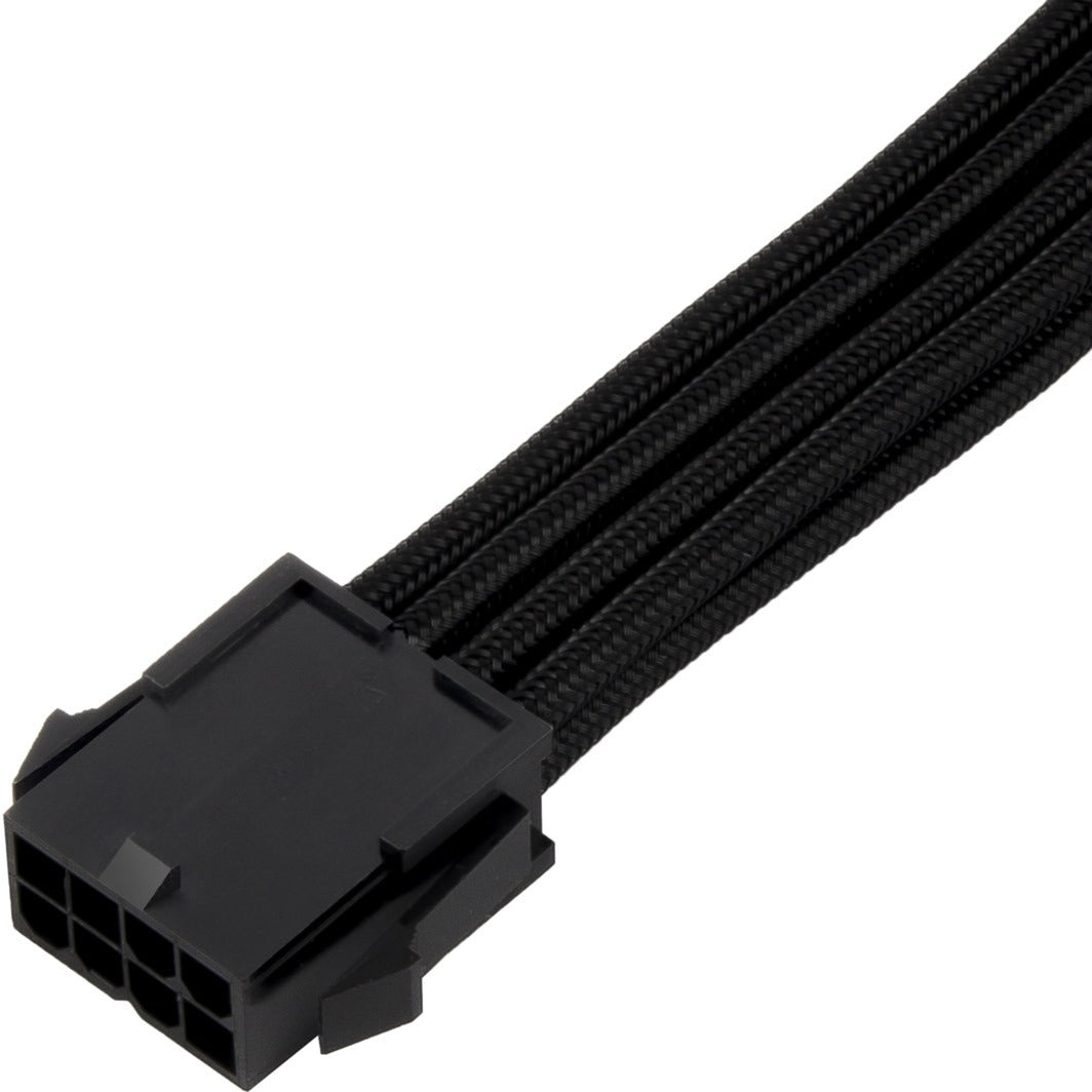 Silverstone Technology Strom-Verlängerungskabel SST-PP07E-EPS8B (schwarz, 30cm)