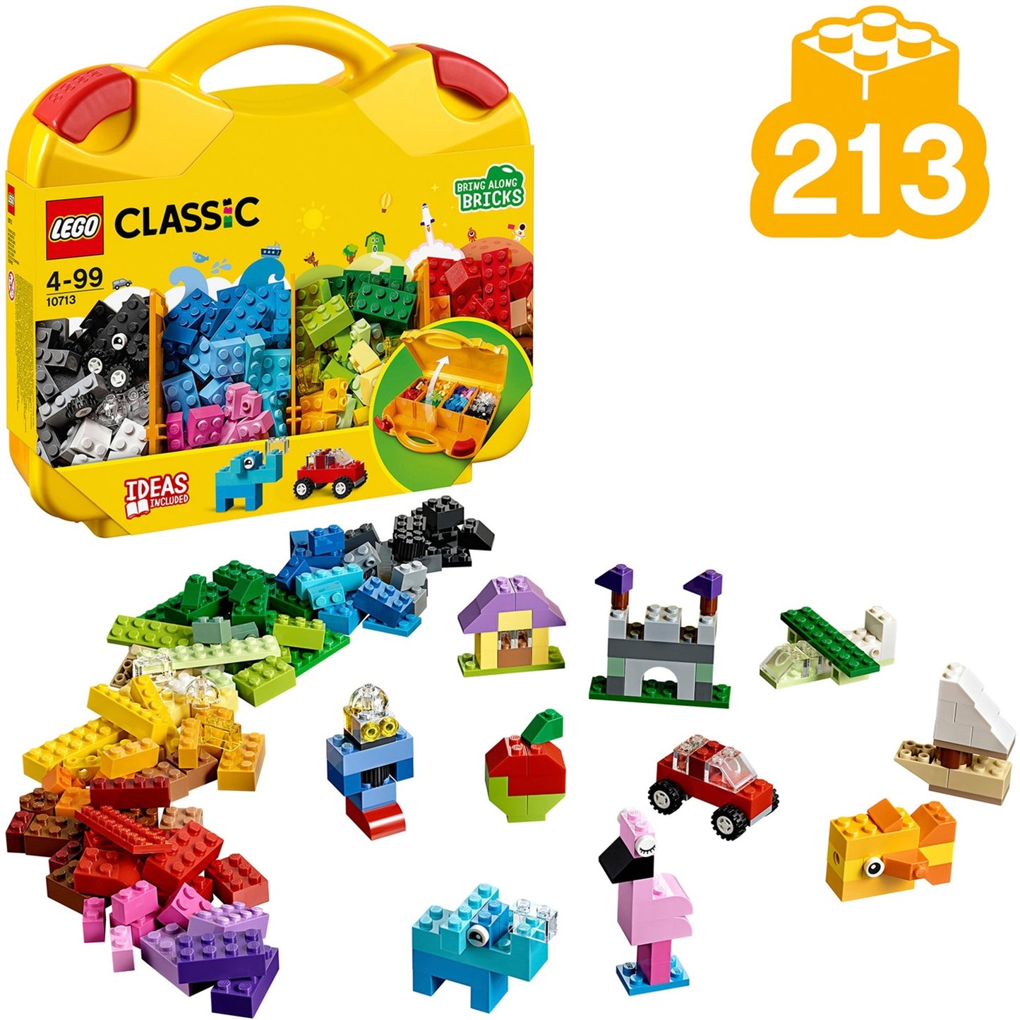 LEGO 10713 Classic Bausteine Starterkoffer - Farben sortieren, Konstruktionsspielzeug