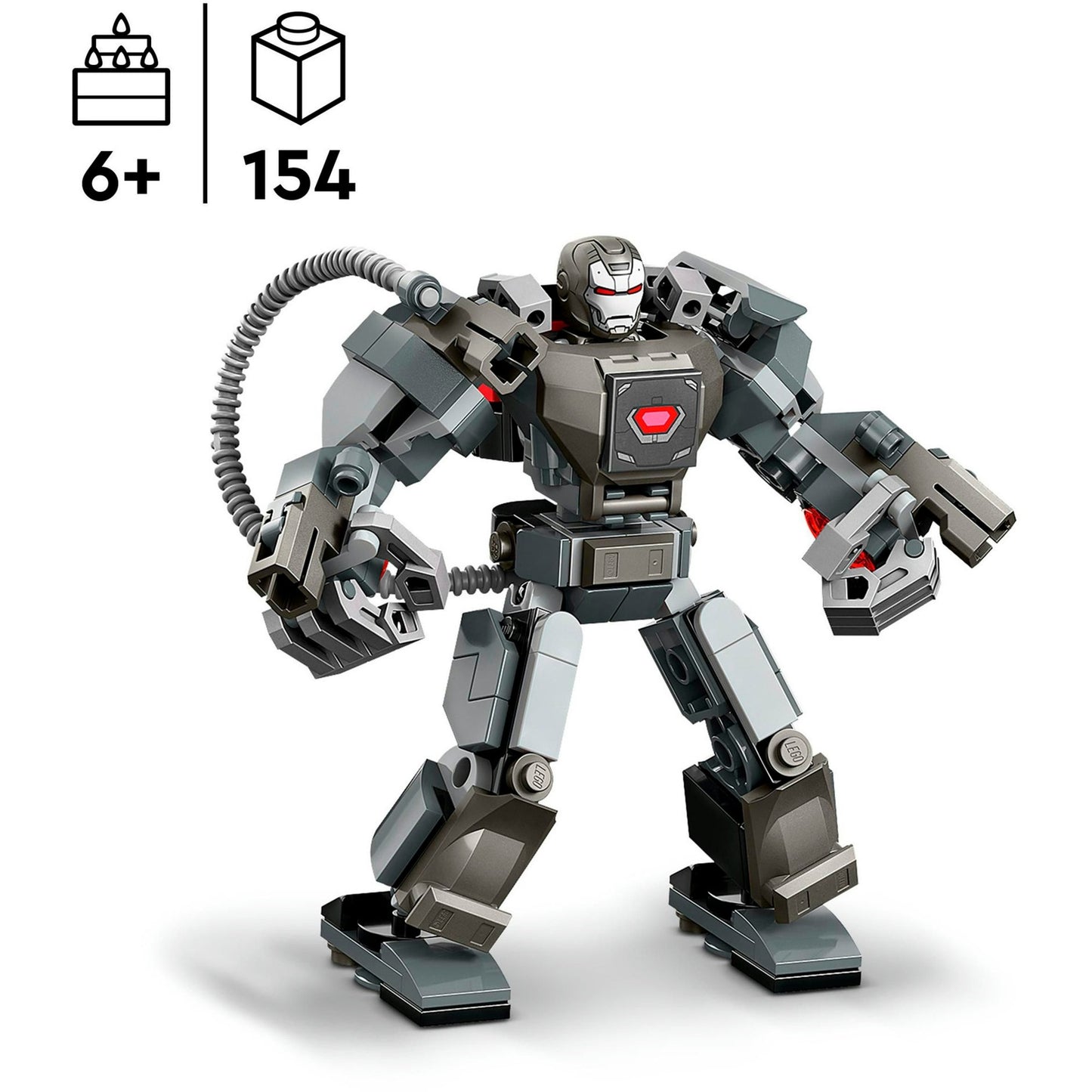 LEGO 76277 Marvel Super Heroes War Machine Mech, Konstruktionsspielzeug