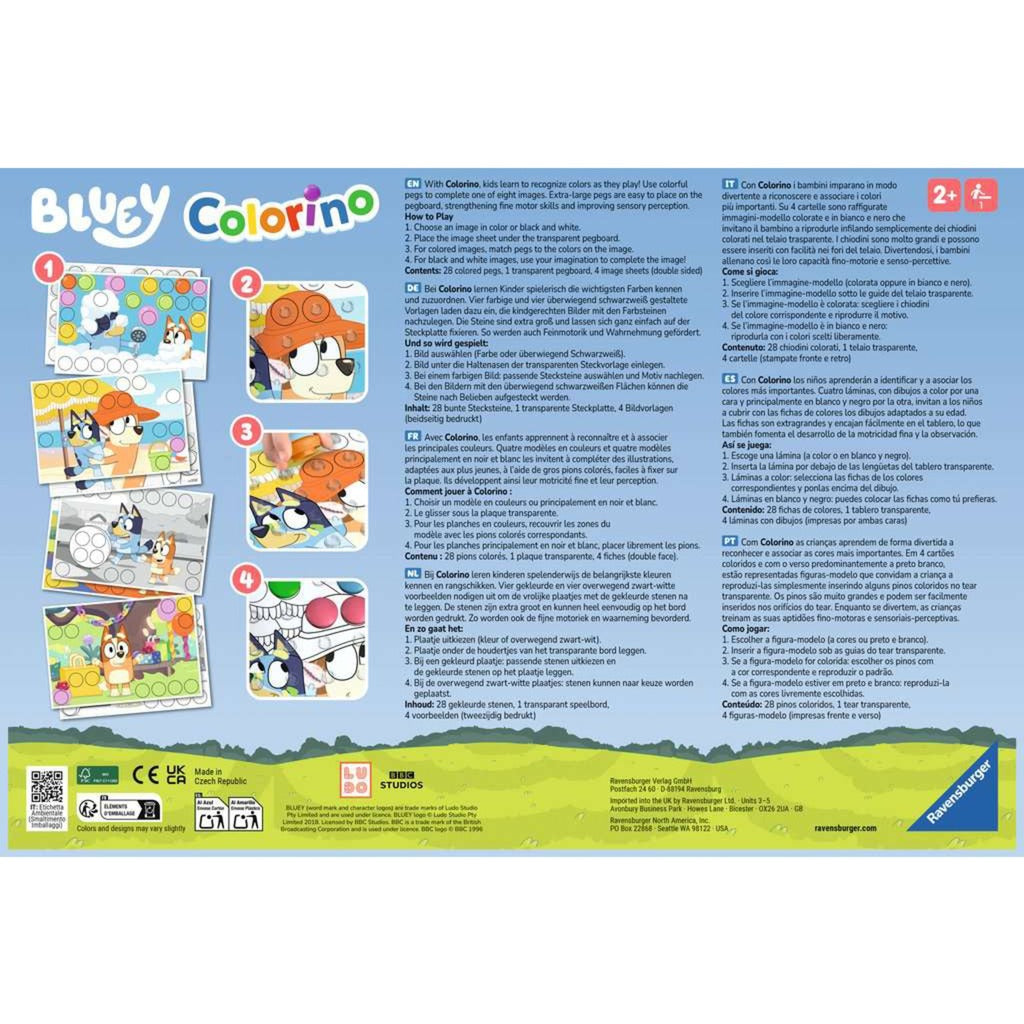 Ravensburger Bluey Colorino, Lernspiel