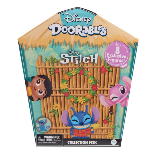 Disney Doorables Stitch Sammelfiguren Box mit 8 exklusiven Figuren, Spielfigur