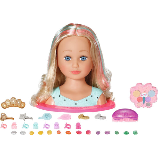 ZAPF Creation BABY born® Sister Styling Head Princess, Schmink- und Frisierkopf