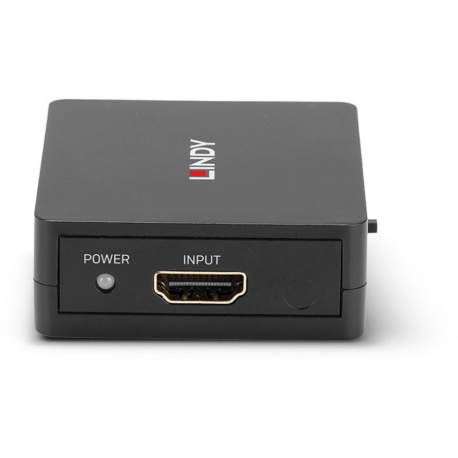 Lindy 2 Port HDMI Splitter 18Gbps (schwarz)