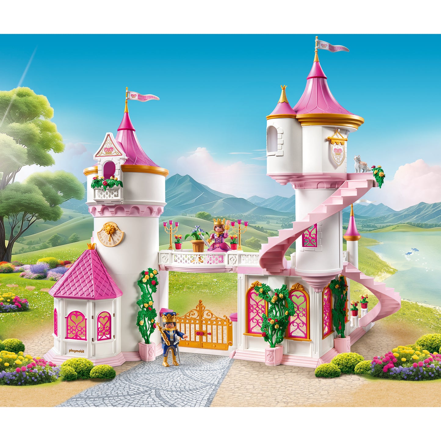 71845 Princess Magic Prinzessinnenschloss mit Königspaar, Konstruktionsspielzeug