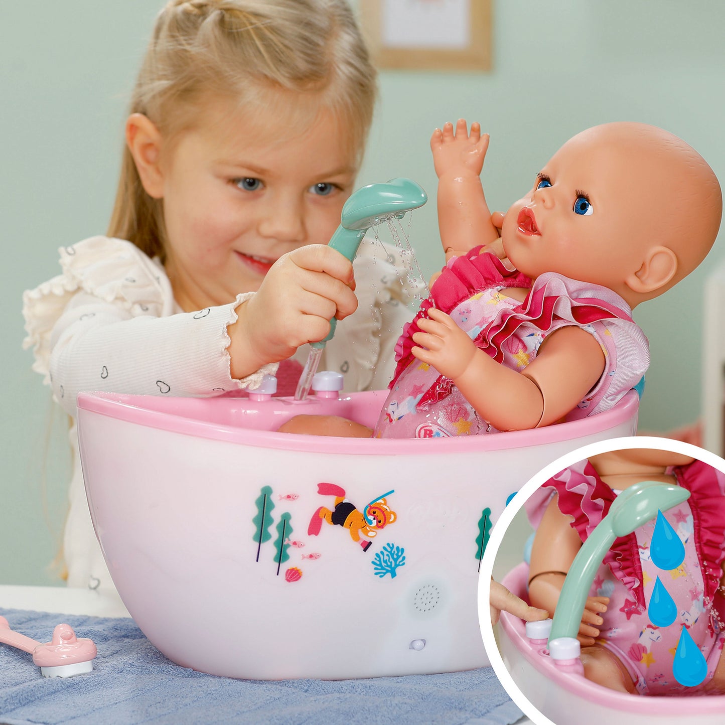 BABY born Badewanne, Puppenzubehör