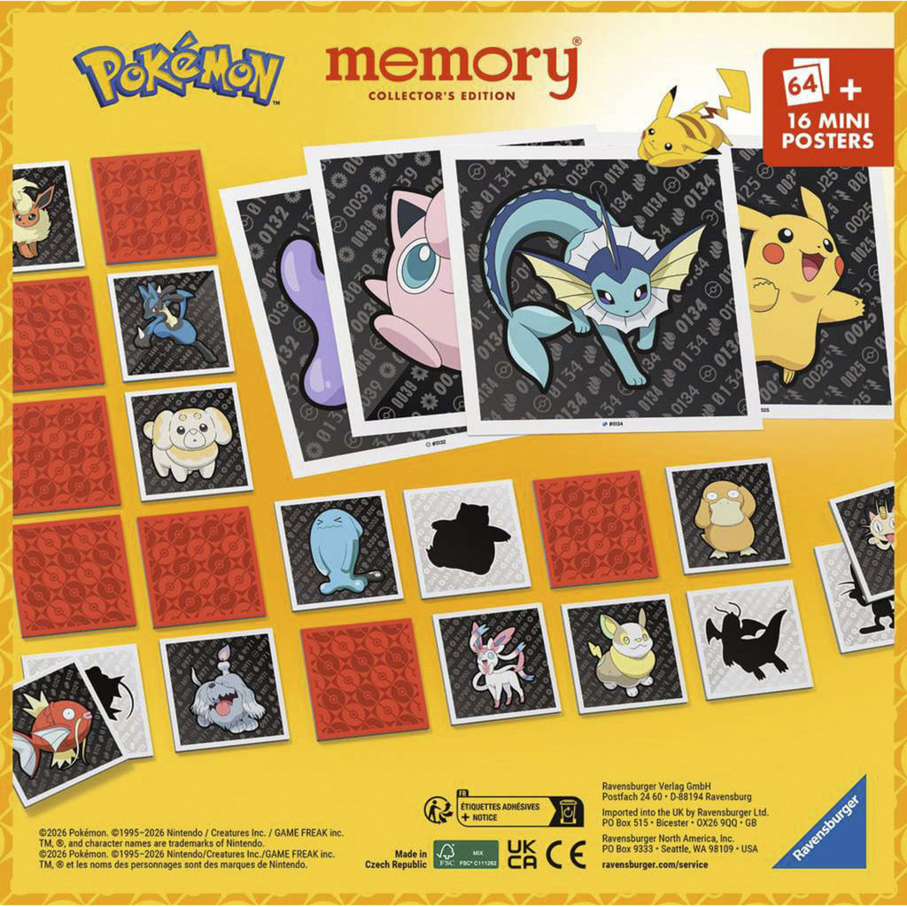Collector's memory Pokémon, Gedächtnisspiel