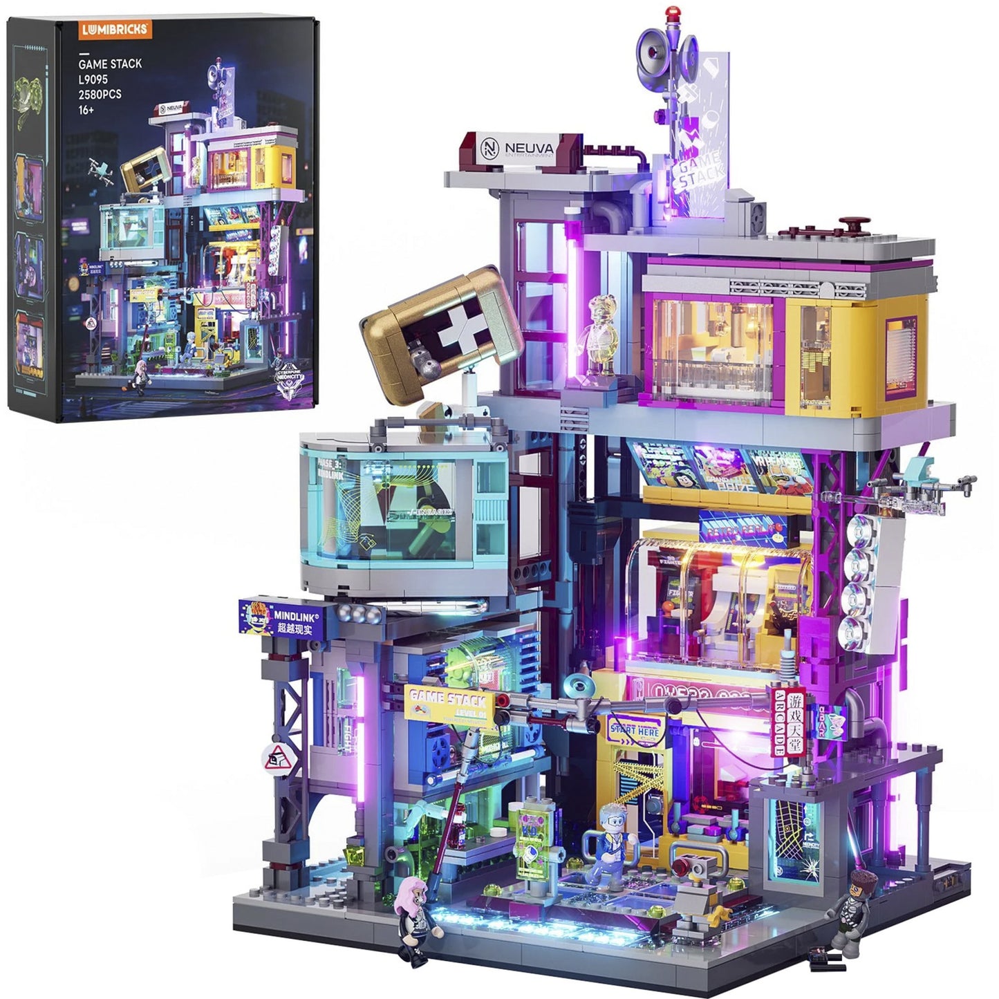 Cyberpunk Neoncity Gamestack, Konstruktionsspielzeug