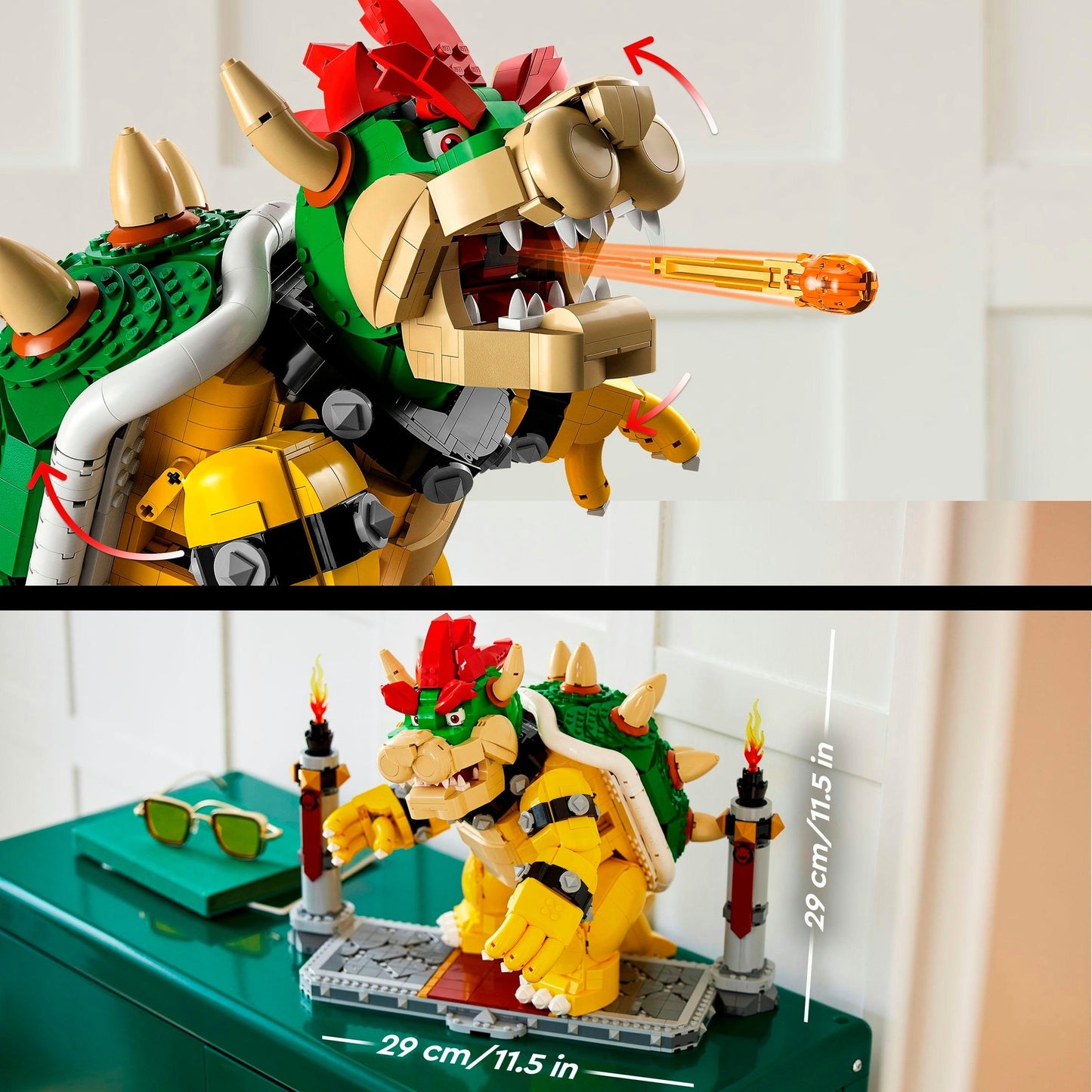 LEGO 71411 Super Mario - Der mächtige Bowser, Konstruktionsspielzeug