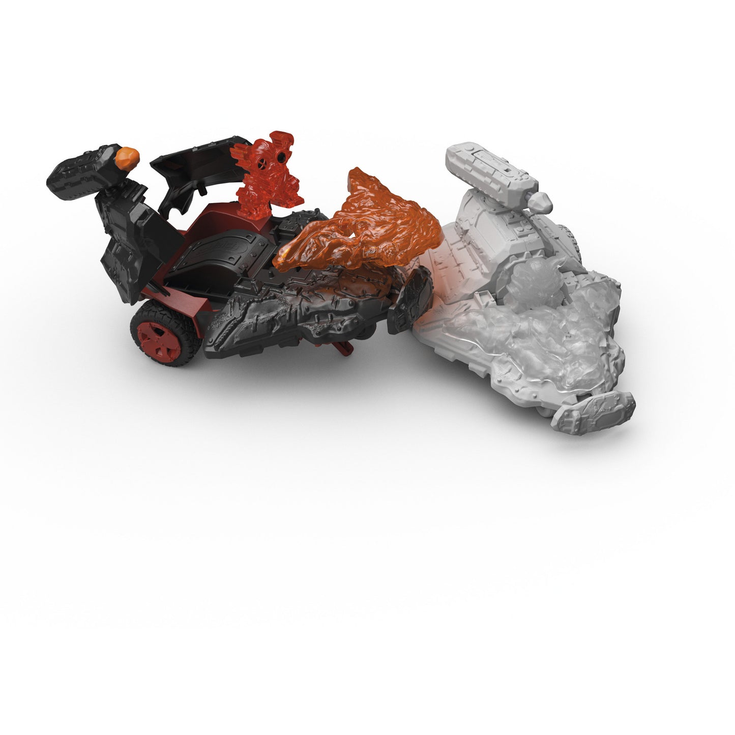 Eldrador Creatures Lava Düsenjet Fahrzeug mit Mini Cretaure, Spielfigur