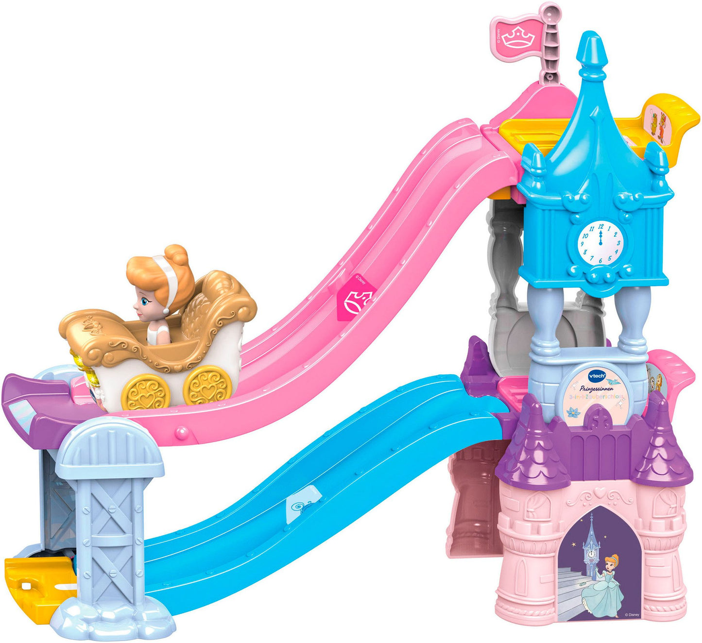 Tut Tut Baby Flitzer - Prinzessinen 3-in-1-Zauberschloss, Spielgebäude