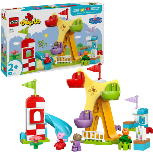 10453 DUPLO Peppa Wutz Jahrmarkt, Konstruktionsspielzeug