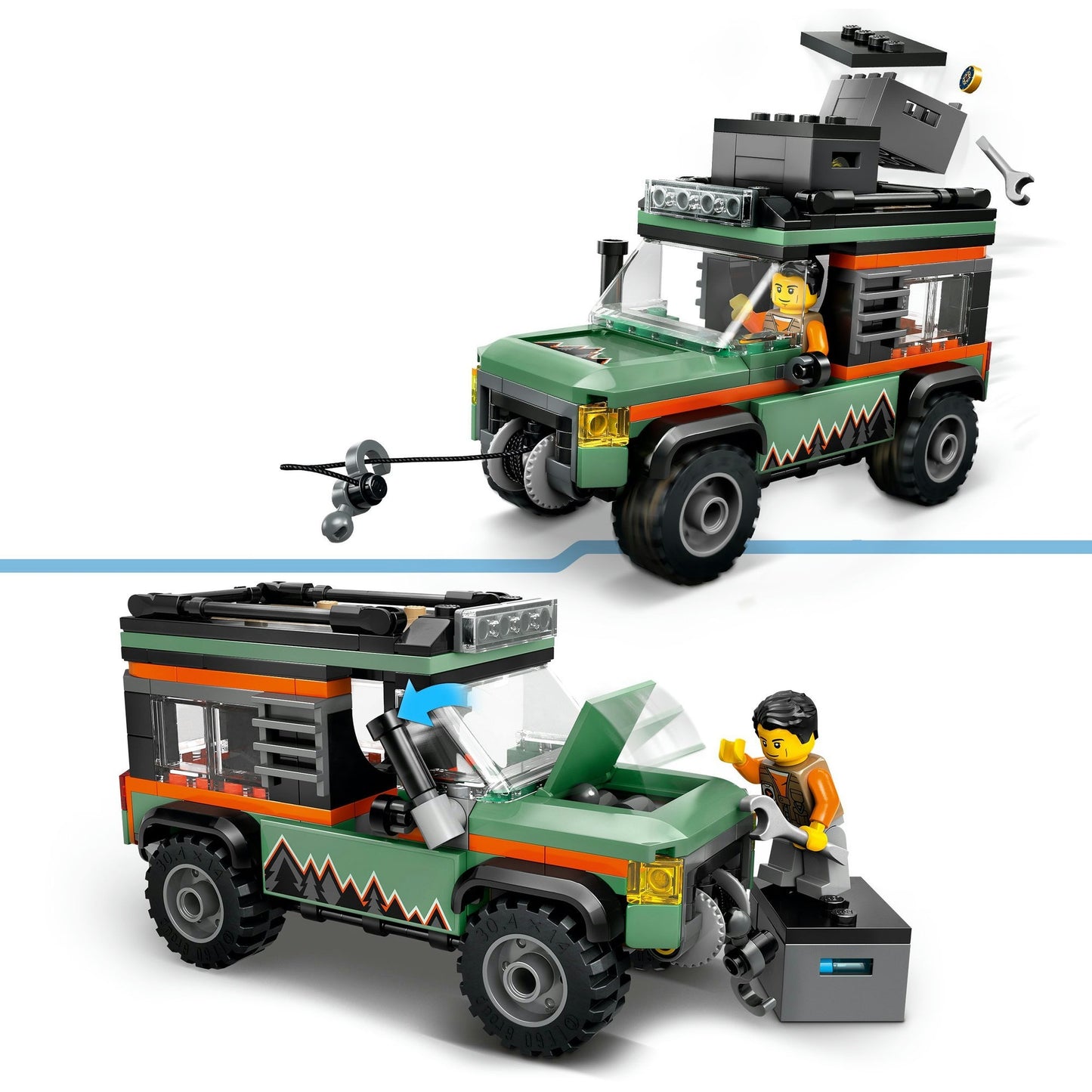 60447 City Offroad Geländewagen, Konstruktionsspielzeug