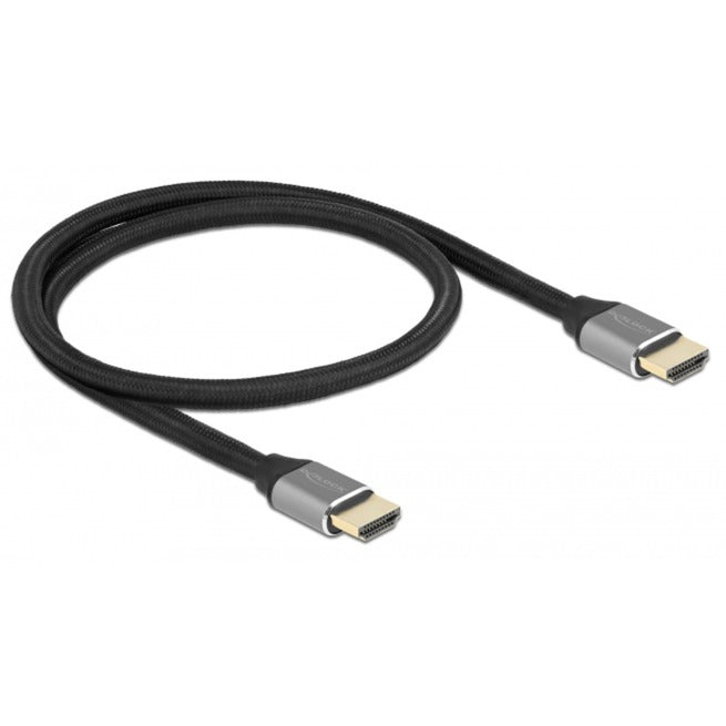 DeLOCK Ultra High Speed HDMI-Kabel 48 Gbps 8K 60Hz (grau, 50cm)