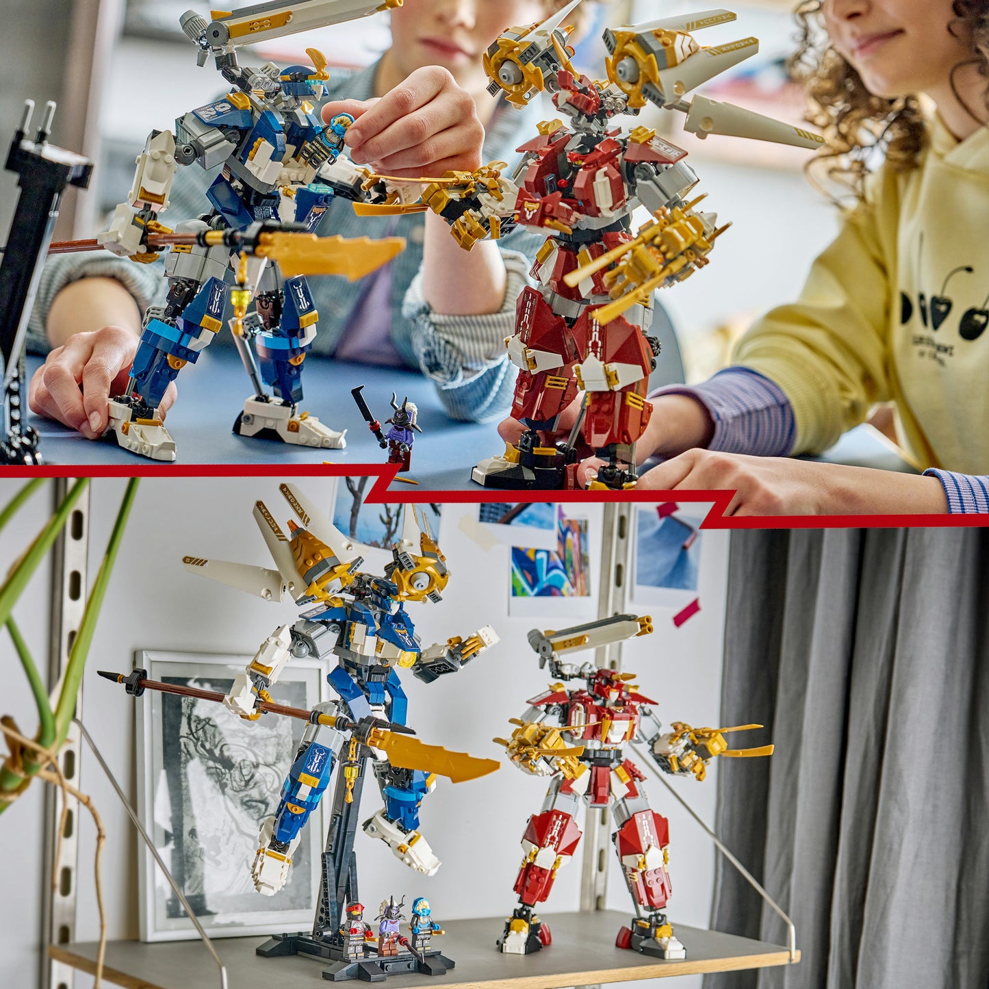 71870 Ninjago Die Zwillings-Titanmechs, Konstruktionsspielzeug