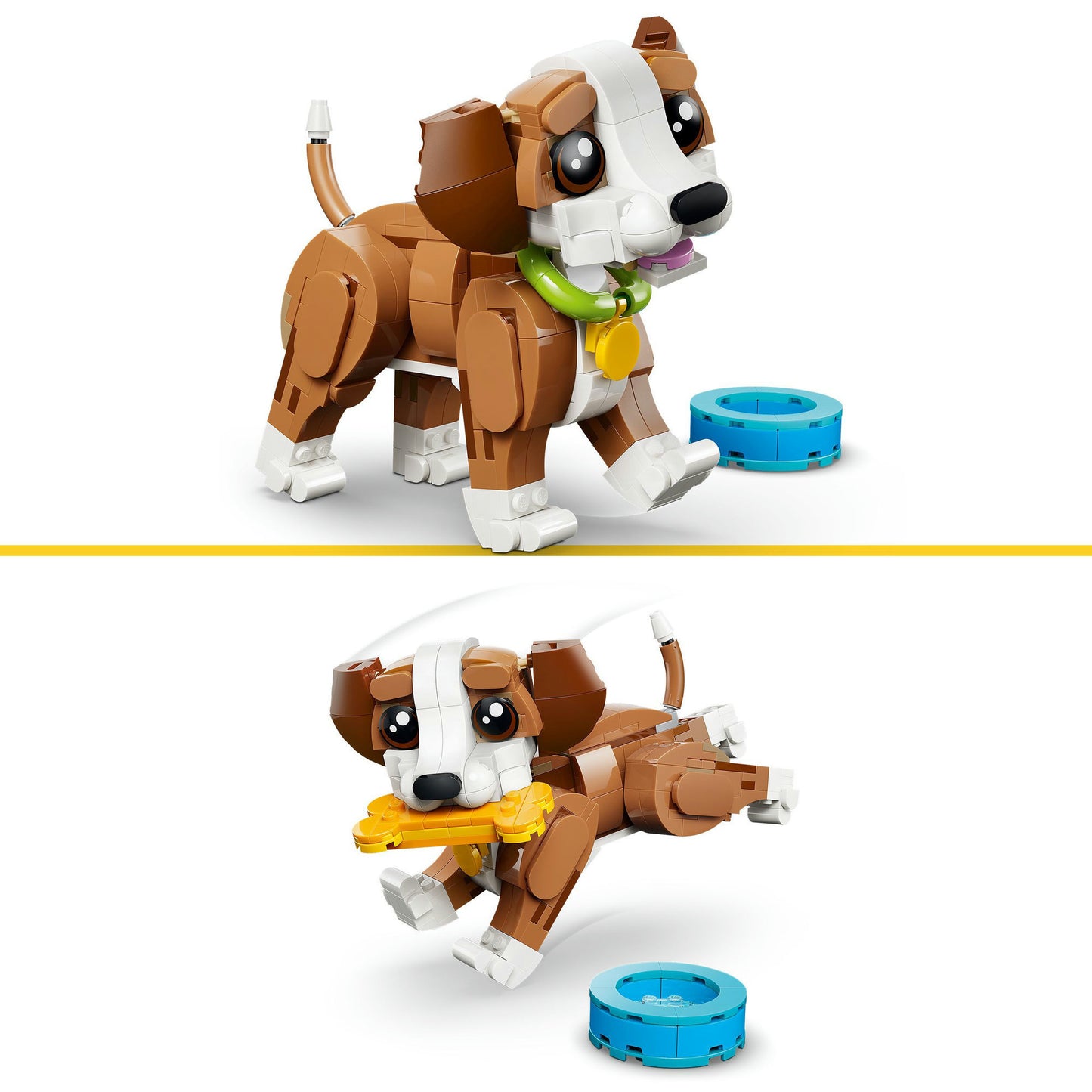 31382 Creator 3-in-1 Niedliche Tiere: Verspielter Welpe, Konstruktionsspielzeug