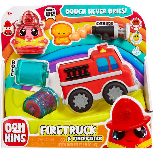DohKins Firetruck & Firefighter, Kneten