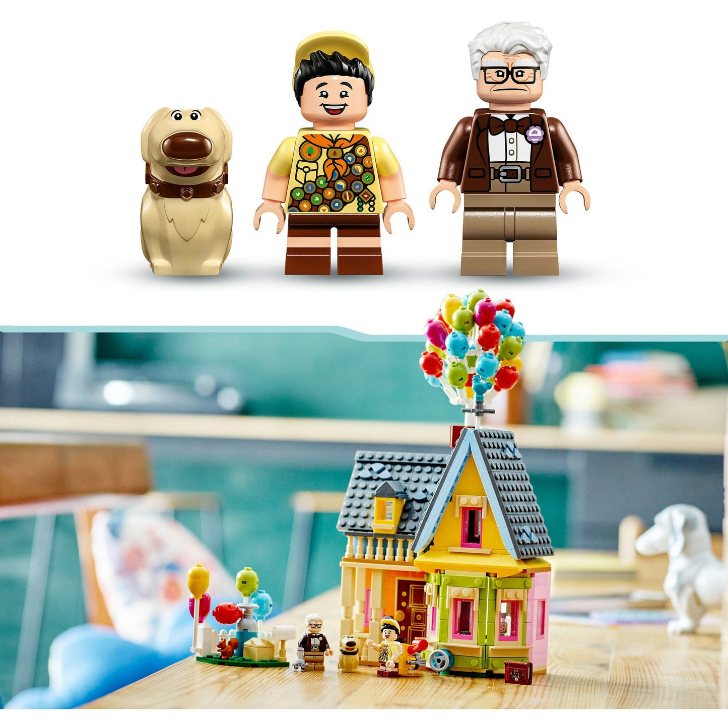 43217 Disney Pixar Carls Haus aus Oben, Konstruktionsspielzeug
