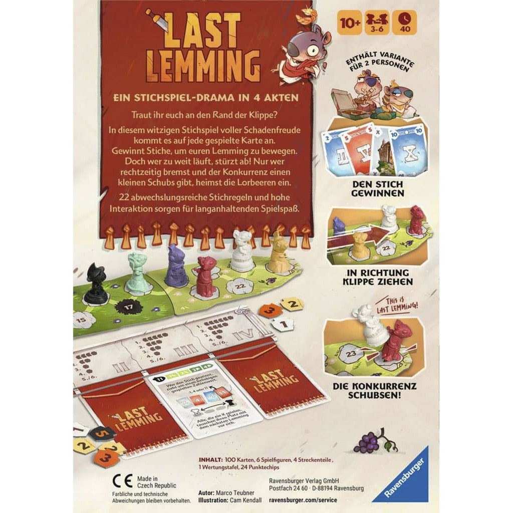 Last Lemming, Kartenspiel