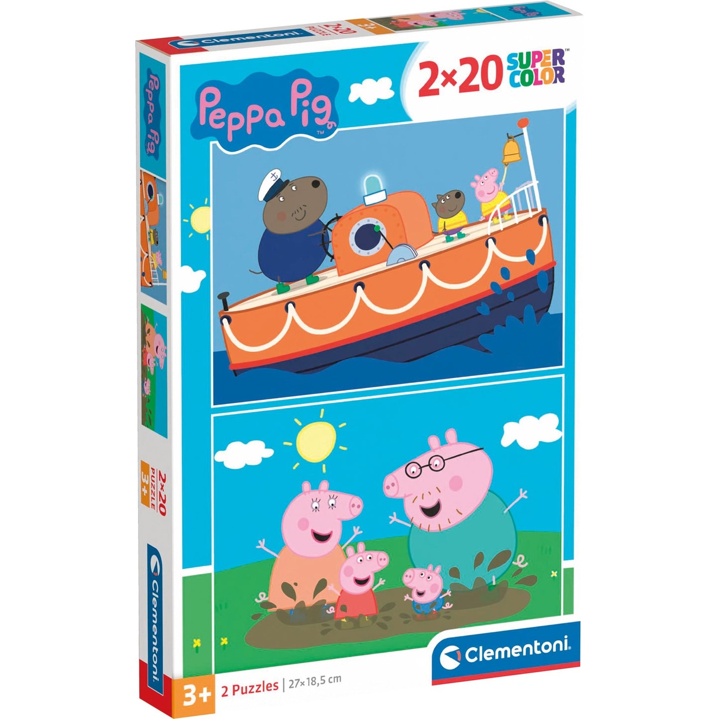 Clementoni Supercolor - Peppa Pig (2x 20 Teile)