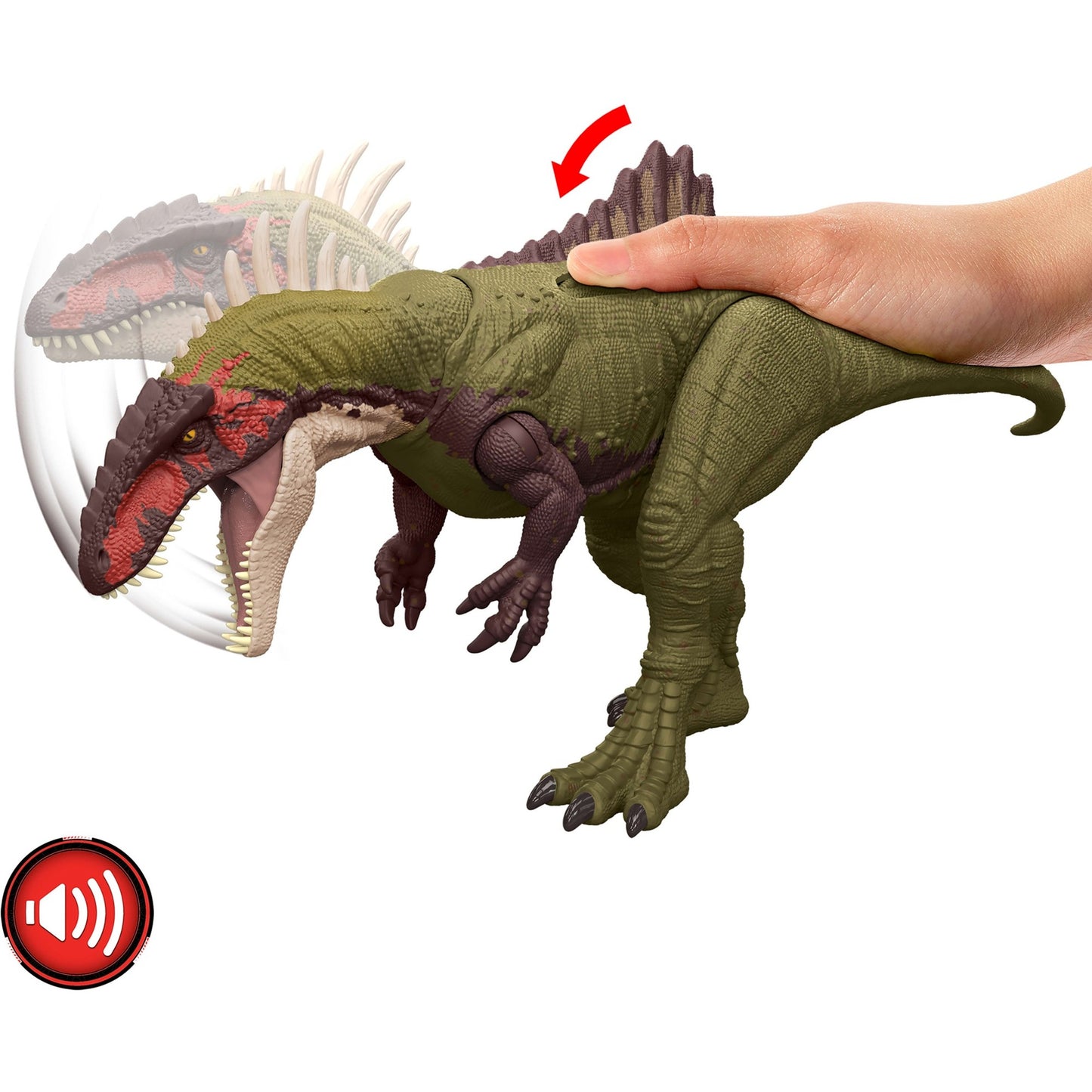 Mattel Jurassic World Battle Roar Becklespinax