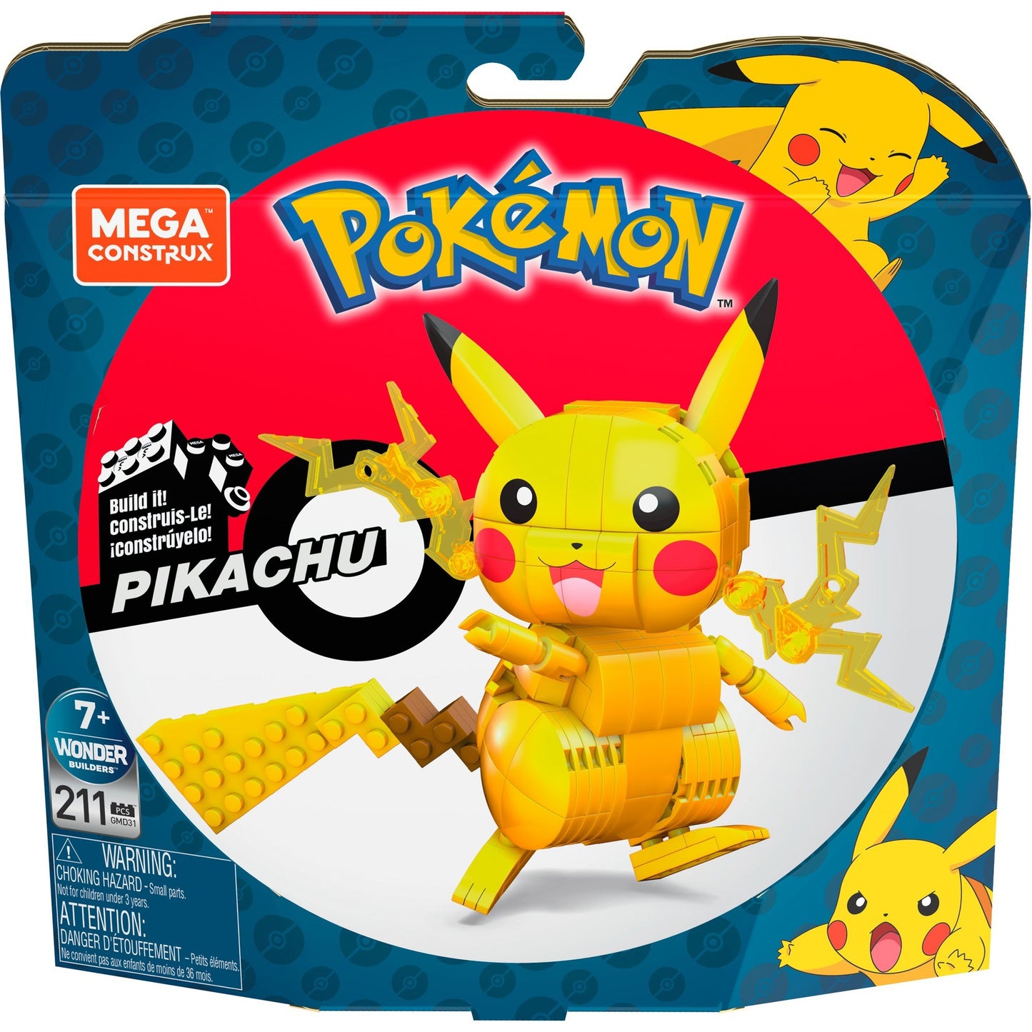 Mattel MEGA Pokémon Pikachu, Konstruktionsspielzeug