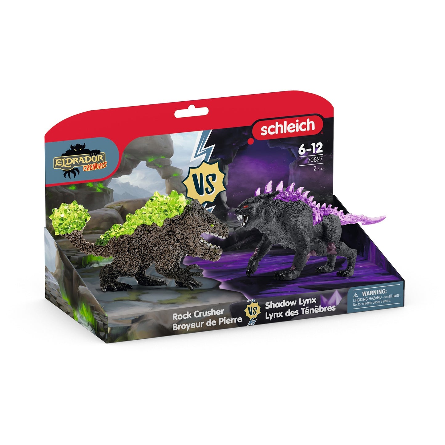 Schleich Eldrador Creatures Schattenluchs vs. Felsbrecher