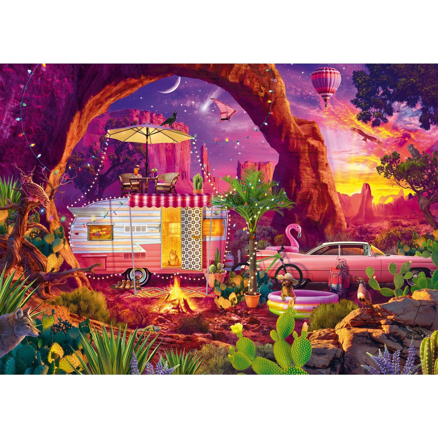 Jeff Haynie: Camping-Paradies in der Wüste, Puzzle
