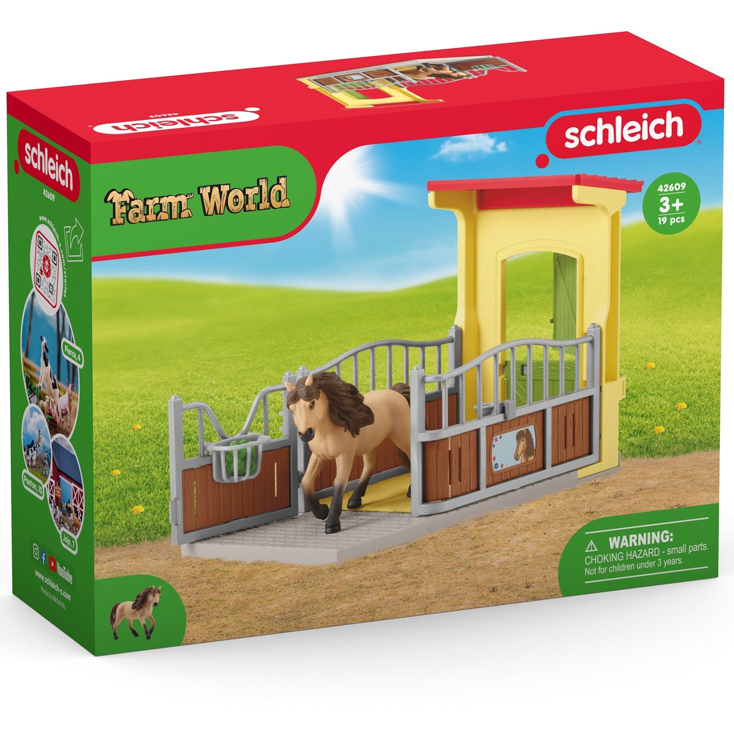 Schleich Farm World Ponybox mit Islandpferd