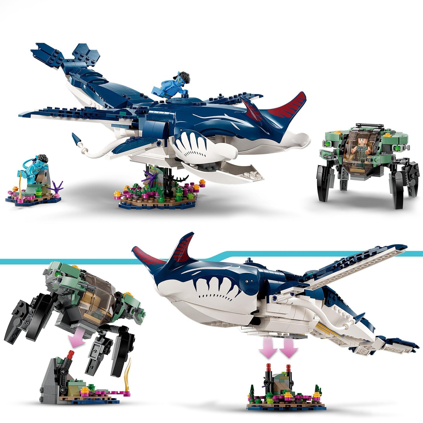 LEGO 75579 Avatar Payakan der Tulkun und Krabbenanzug, Konstruktionsspielzeug