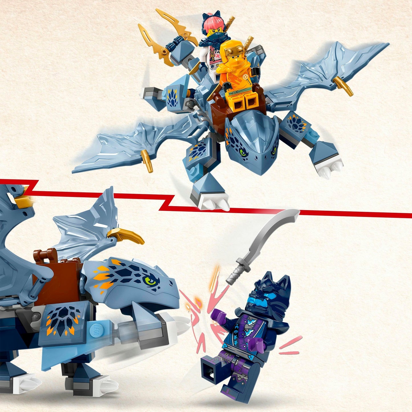 LEGO 71810 Ninjago Riyu der Babydrache, Konstruktionsspielzeug