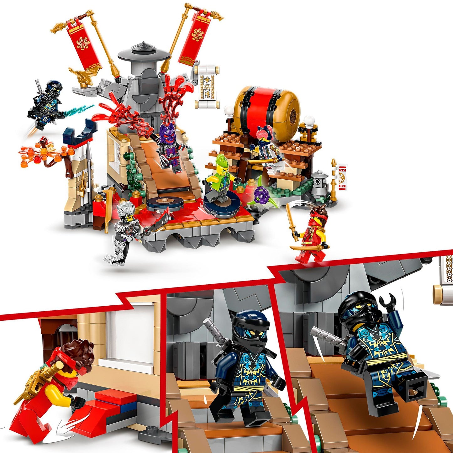 LEGO 71818 Ninjago Turnier-Arena, Konstruktionsspielzeug