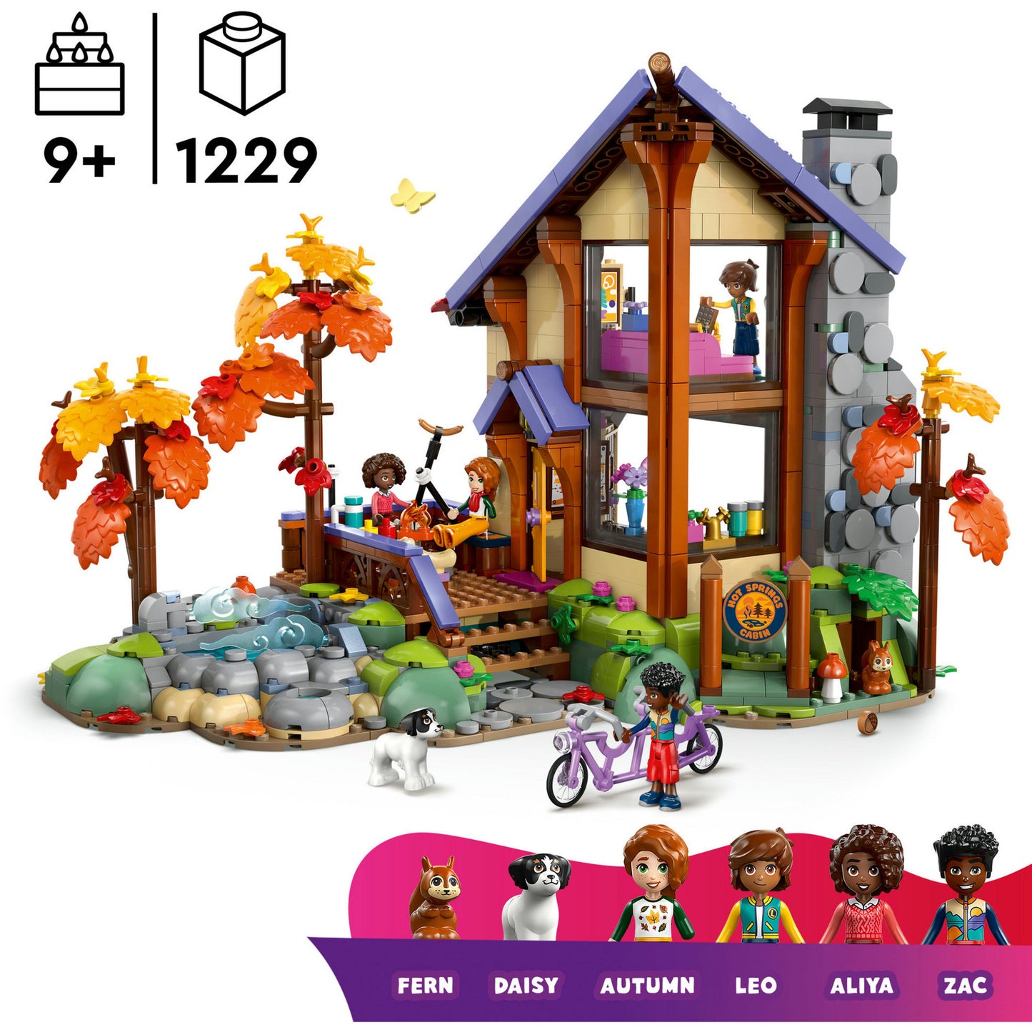42705 Friends Gemütliche Hütte im Herbstwald, Konstruktionsspielzeug