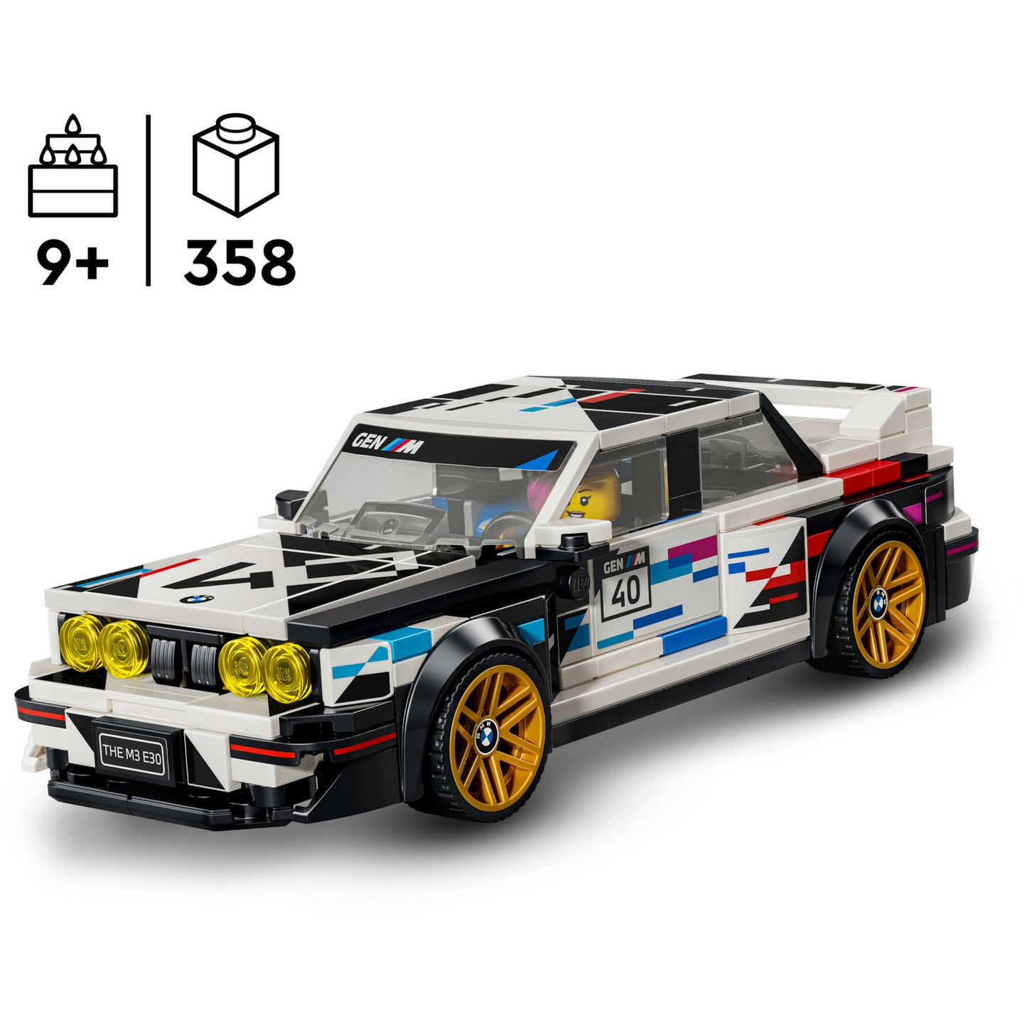 77263 Speed Champions BMW M3 (E30), Konstruktionsspielzeug