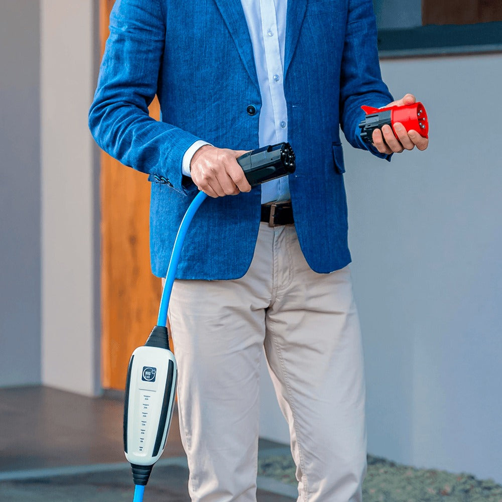 NRJkick Steckeraufsatz 16A - 5polig, max. 11kW (schwarz/rot, für NRGkick Ladeeinheit)