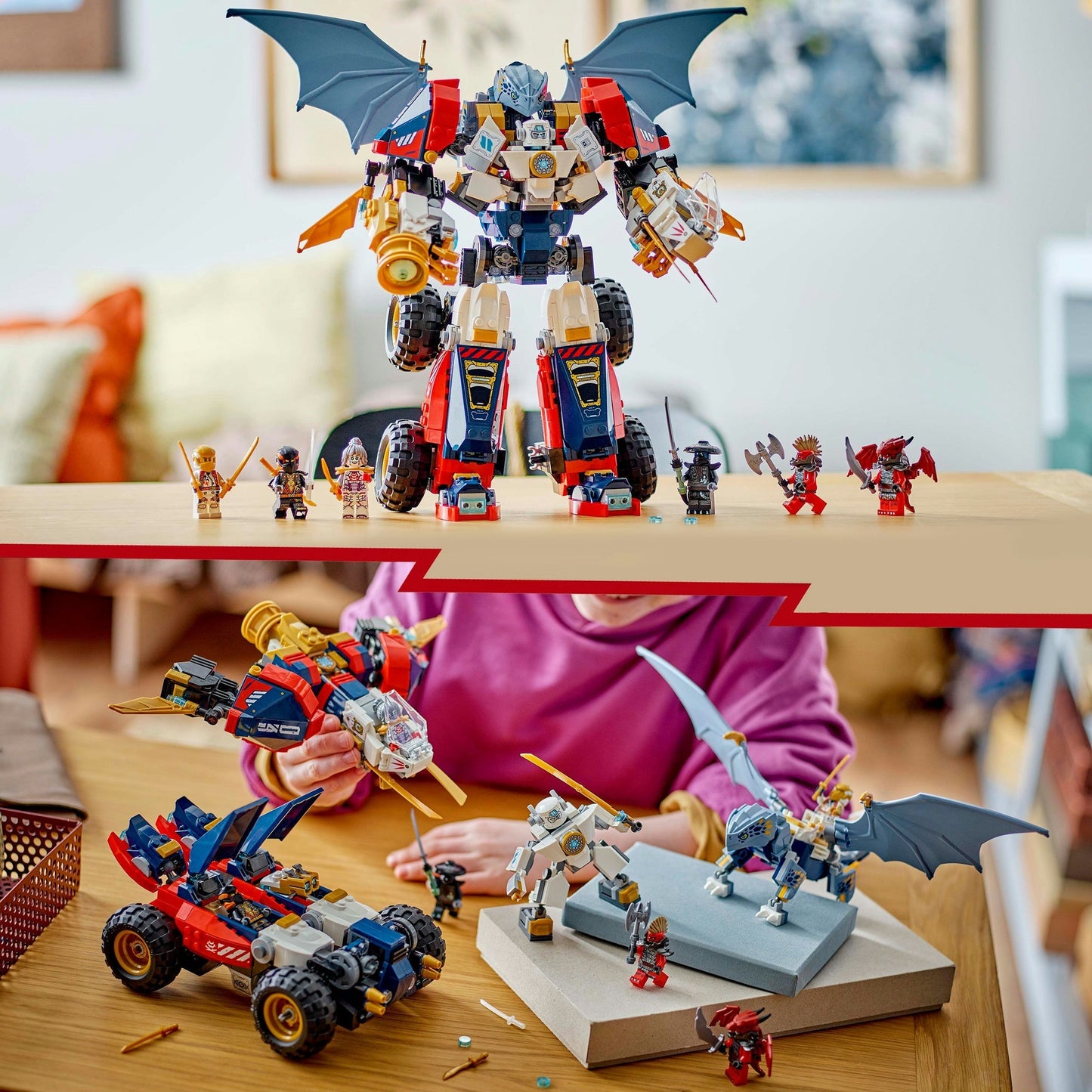 71834 Ninjago Zanes Ultra-Kombi-Mech, Konstruktionsspielzeug